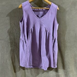 Women's Purple Sleeveless dress